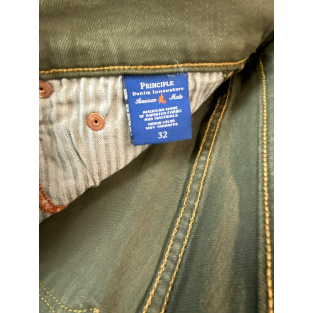 Principle Jeans NWT! 32 Mid Rise Skinny Dreamer Jackpot Olive Green $166 MSRP! - Picture 6 of 11